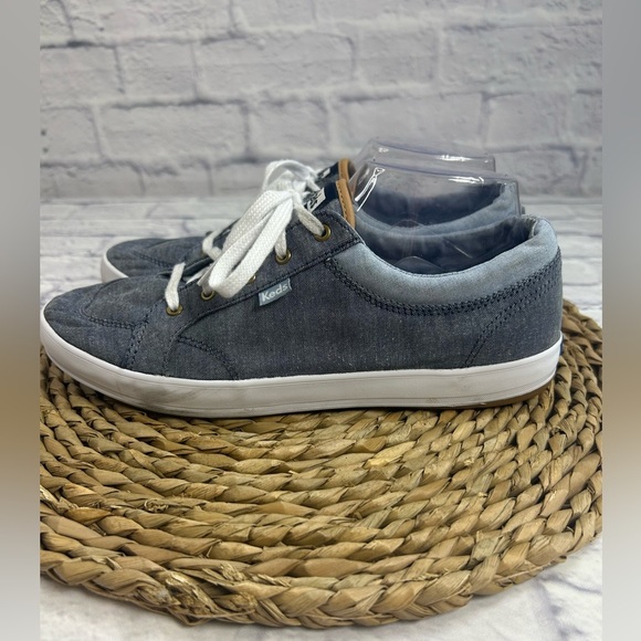 Keds Denim Blue Sneakers with Dream Memory Foam. Size 10. - Picture 4 of 10